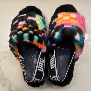 UGG Women's Colorful “Fluff Yeah” Slippers